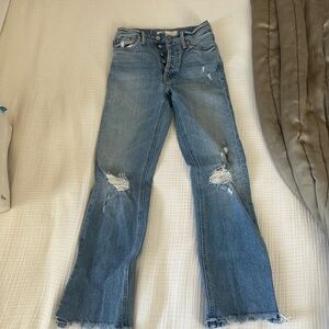 Mother Crop Flare Jeans
